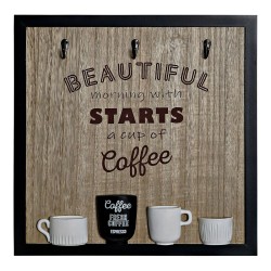 Κρεμάστρα τοίχου DKD Home Decor 8424001775712 Ξύλο Ρητίνη Ξύλο MDF Vintage 41 x 3 x 41 cm