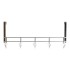 Κρεμάστρα για τις Πόρτες DKD Home Decor 8424001835256 Διαφανές Ασημί Μέταλλο 47 x 10 x 22 cm