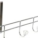 Κρεμάστρα για τις Πόρτες DKD Home Decor 8424001835256 Διαφανές Ασημί Μέταλλο 47 x 10 x 22 cm Κρεμάστρα για τις Πόρτες DKD Home Decor 8424001835256 Διαφανές Ασημί Μέταλλο 47 x 10 x 22 cm