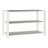 Παπουτσοθήκη DKD Home Decor 8424001835041 Λευκό Πολύχρωμο Ασημί Ξύλο Μέταλλο 80 x 30 x 50 cm