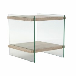 Κομοδίνο DKD Home Decor Κρυστάλλινο Ξύλο MDF (50 x 50 x 49 cm)