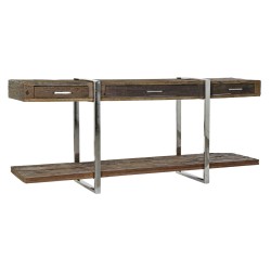 Έπιπλο Εισόδου DKD Home Decor Καφέ Ασημί 180 x 44 x 75 cm
