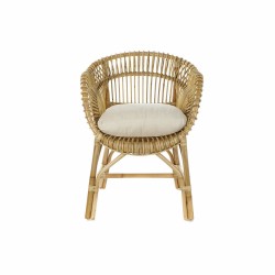 Hagestol DKD Home Decor Λευκό Πολύχρωμο Φυσικό Μέταλλο 63 x 70 x 85 cm