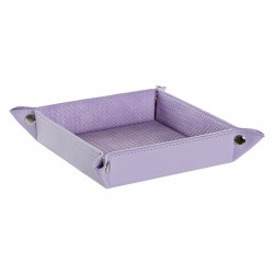 Kενή Tσέπη DKD Home Decor Λιλά Ρομαντικό 20 x 20 x 4 cm