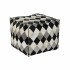 Puff DKD Home Decor πολυεστέρας Δέρμα (45 x 45 x 40 cm)