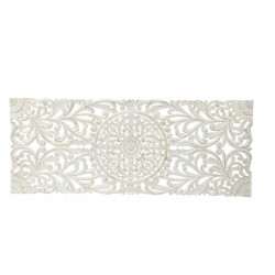 Κεφαλάρι κρεβατιού DKD Home Decor Λευκό Χρυσό Ξύλο Ξύλο MDF 151 x 2 x 60 cm