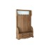 Κρεμάστρα με Ράφι DKD Home Decor Καφέ Μαύρο Τζίντζερ Καθρέφτης Φυσικό Alpino 124 x 40 x 200 cm