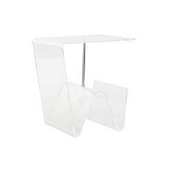 Βοηθητικό Τραπεζάκι DKD Home Decor Διαφανές 40 x 30 x 44 cm