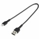 Καλώδιο USB σε Lightning Startech RUSBLTMM30CMB USB A Μαύρο