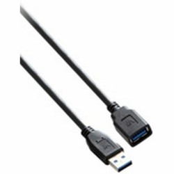 Καλώδιο USB V7 V7E2USB3EXT-1.8M-2N Μαύρο 1,8 m