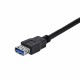 Καλώδιο USB Startech USB3SEXT1MBK         USB A Μαύρο