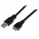 Καλώδιο USB σε Micro USB Startech USB3CAUB1M           Μαύρο