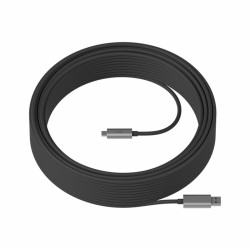 Καλώδιο USB A σε USB C Logitech 939-001799 Μαύρο 10 m