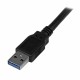 Καλώδιο USB A σε USB B Startech USB3SAB3MBK 3 m Μαύρο