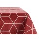 Τραπεζομάντηλο Kinvara CUBIC-26195-1 Λευκό Μπορντό Καμβά Τραπεζομάντηλο Kinvara CUBIC-26195-1 Λευκό Μπορντό Καμβά