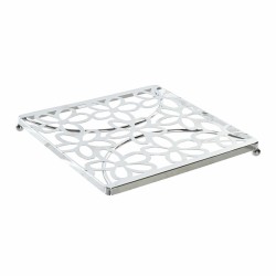 Σουπλά DKD Home Decor Ασημί Μέταλλο Πλαστική ύλη 18 x 18 x 1,5 cm