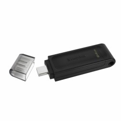 Στικάκι USB Kingston DT70/64GB usb c Μαύρο 64 GB