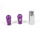 Set Παξιμάδια OMP 7075 40 mm M12 x 1,50 20 uds Βιολετί Set Παξιμάδια OMP 7075 40 mm M12 x 1,50 20 uds Βιολετί