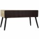 Βοηθητικό Τραπέζι DKD Home Decor Καφέ Μαύρο Μέταλλο Έλατο 100 x 50 x 52,5 cm Βοηθητικό Τραπέζι DKD Home Decor Καφέ Μαύρο Μέταλλο Έλατο 100 x 50 x 52,5 cm