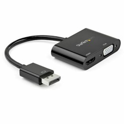 Αντάπτορας Display Port σε HDMI/VGA Startech DP2VGAHD20           4K Ultra HD Μαύρο