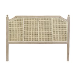 Κεφαλάρι κρεβατιού DKD Home Decor   Φυσικό ξύλο καουτσούκ 160 x 6 x 120 cm