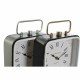 Bordklokke DKD Home Decor 19 x 7 x 27 cm Κρυστάλλινο Μαύρο Μπλε Λευκό Σίδερο (x2) Bordklokke DKD Home Decor 19 x 7 x 27 cm Κρυστάλλινο Μαύρο Μπλε Λευκό Σίδερο (x2)