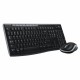 Ασύρματο Πληκτρολόγιο και Ποντίκι Logitech MK270 Ασύρματο Μαύρο Ισπανικό Qwerty QWERTY Ασύρματο Πληκτρολόγιο και Ποντίκι Logitech MK270 Ασύρματο Μαύρο Ισπανικό Qwerty QWERTY