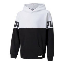 Ανδρικό  Φούτερ χωρίς Κουκούλα Puma Colorblock Λευκό