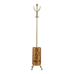 Ράφι παλτών Gift Decor Χρυσό Μέταλλο 44 x 185 x 44 cm Ομπρελοθήκη