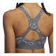 Αθλητικό σουτιέν Adidas Believe This Medium Support Σκούρο γκρίζο