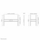 Βάση Τηλεόρασης Neomounts LFD-W1500 60-100 Βάση Τηλεόρασης Neomounts LFD-W1500 60-100