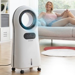 Εξατμιστικό Κλιματιστικό Ιονιστής Χωρίς Λεπίδες με LED Evareer InnovaGoods