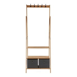 Καλόγερος Kipit MH194001H Καφέ Γκρι Ξύλο 40,5 x 175 x 67 cm