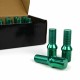 Set Παξιμάδια OMP 27 mm Πράσινο 20 uds M12 x 1,25 Set Παξιμάδια OMP 27 mm Πράσινο 20 uds M12 x 1,25