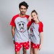 Kαλοκαιρινή παιδική πιτζάμα Minnie Mouse Κόκκινο Γυναίκα Γκρι Kαλοκαιρινή παιδική πιτζάμα Minnie Mouse Κόκκινο Γυναίκα Γκρι
