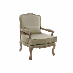 Πολυθρόνα DKD Home Decor Καφέ Μπεζ Φυσικό 70 x 62 x 95 cm