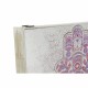 Ντουλάπα για κλειδιά DKD Home Decor Μπεζ Γκρι Καμβάς Ξύλο MDF x2 46,5 x 6 x 31,5 cm Ντουλάπα για κλειδιά DKD Home Decor Μπεζ Γκρι Καμβάς Ξύλο MDF x2 46,5 x 6 x 31,5 cm