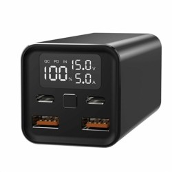 Power Bank LEOTEC LEPOW65W20K Μαύρο 20000 mAh Γρήγορη φόρτιση