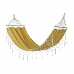 Αιώρα DKD Home Decor Ώχρα πολυεστέρας βαμβάκι Τζίντζερ Κρόσσια (255 x 80 x 28 cm)