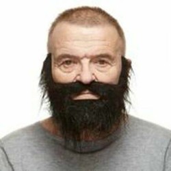 Ψεύτικη Γενειάδα My Other Me Μαύρο