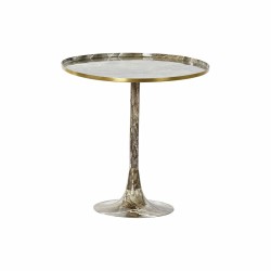 Βοηθητικό Τραπεζάκι DKD Home Decor Καφέ Χρυσό 51 x 51 x 51 cm