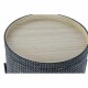 Βοηθητικό Τραπεζάκι DKD Home Decor Μαύρο Ασημί 45 x 45 x 39 cm Βοηθητικό Τραπεζάκι DKD Home Decor Μαύρο Ασημί 45 x 45 x 39 cm