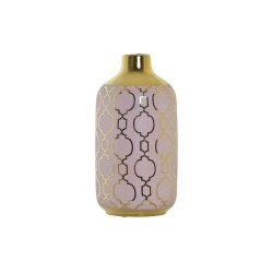 Βάζο DKD Home Decor Ροζ Χρυσό Πορσελάνη Ανατολικó Chrome 13 x 13 x 26 cm