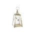 Lanterne DKD Home Decor Κρυστάλλινο Χρυσό Μέταλλο (18 x 18 x 36 cm)