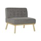 Πολυθρόνα DKD Home Decor 80 x 66 x 72 cm Έλατο Ξύλο Καφέ Σκούρο γκρίζο Πολυθρόνα DKD Home Decor 80 x 66 x 72 cm Έλατο Ξύλο Καφέ Σκούρο γκρίζο