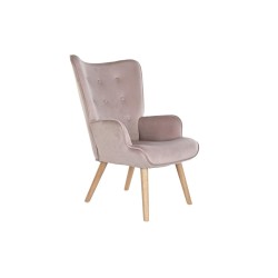 Κάθισμα DKD Home Decor Ροζ Ξύλο 67 x 69 x 96 cm 75 x 69 x 96 cm