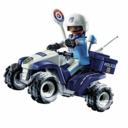 Playset Οχημάτων Playmobil Speed Quad City Action 71092 Αστυνόμος (21 pcs)