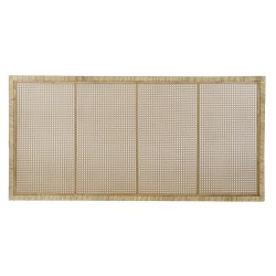 Κεφαλάρι κρεβατιού DKD Home Decor Καφέ ρατάν (160 x 3 x 80 cm)