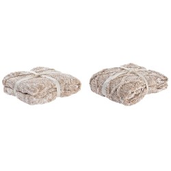 Κλινοσκεπάσματα DKD Home Decor Ανοιχτό Ροζ 150 x 125 x 1 cm (x2)