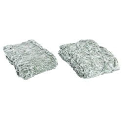 Κλινοσκεπάσματα DKD Home Decor Πράσινο 150 x 125 x 1 cm (x2)